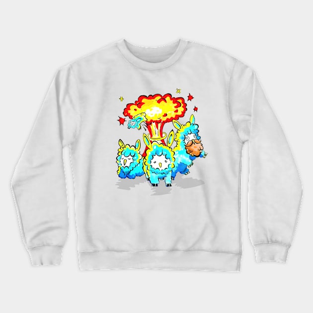 Owlpaca Shirt! Crewneck Sweatshirt by cmetzner46